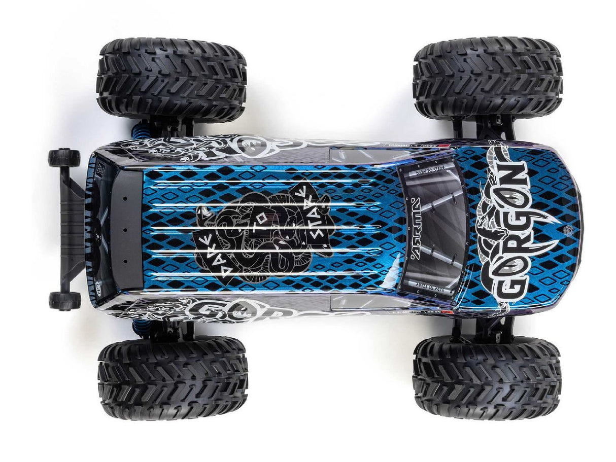 Arrma 1/10 Gorgon 223S 2Wd Rtr Monster Truck, Blue/Black