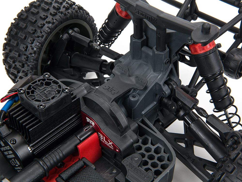 Arrma Senton 4X4 3S BLX Firma SLT3 Short Course Truck RTR Red/Blac