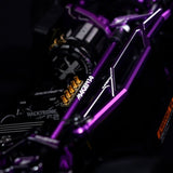 Yeah Racing Magenta Aluminum Conversion Kit For Tamiya Tt02 Purple