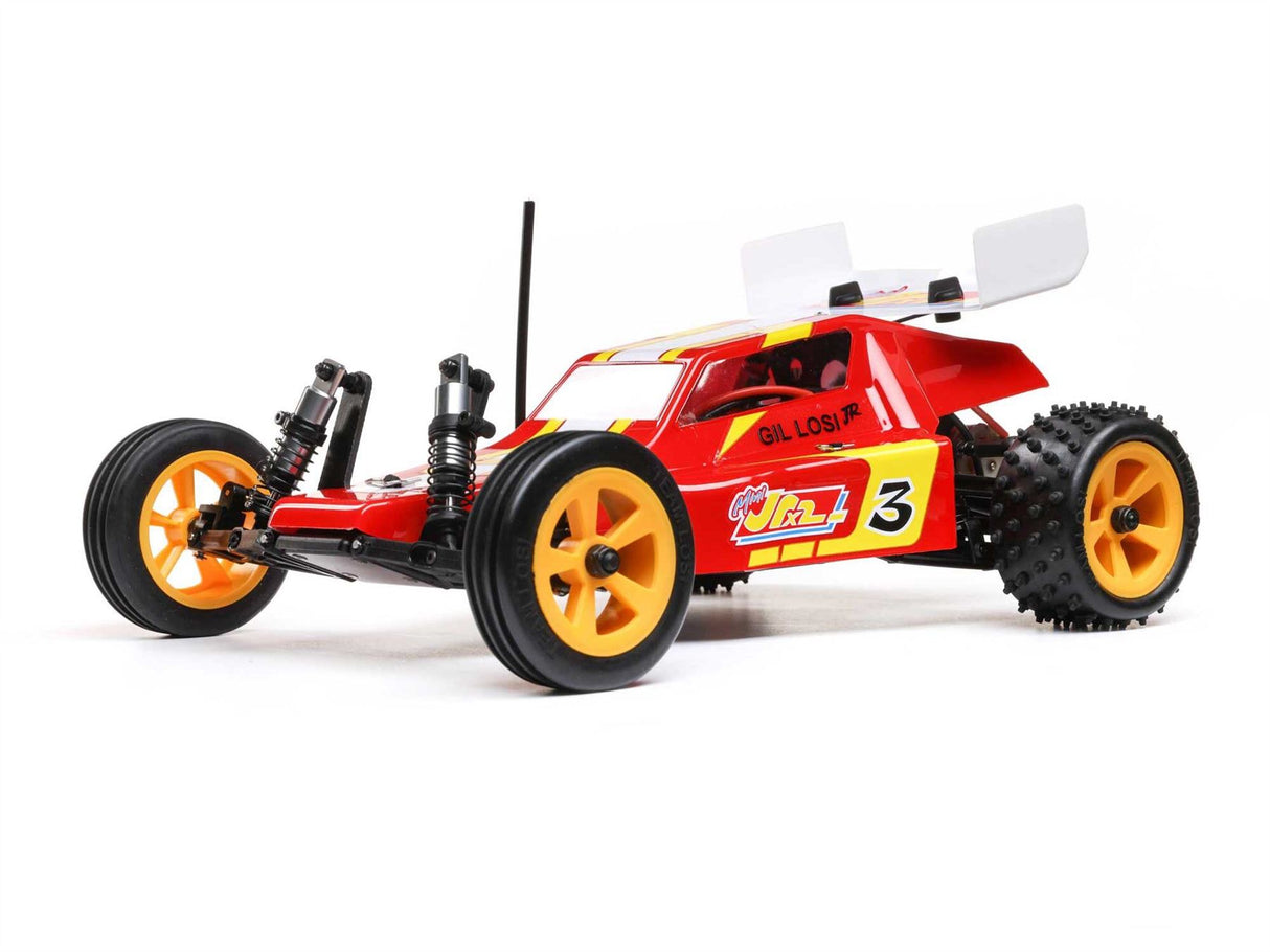 Losi 1/16 Mini JRX2 Brushed 2WD Buggy RTR, Red