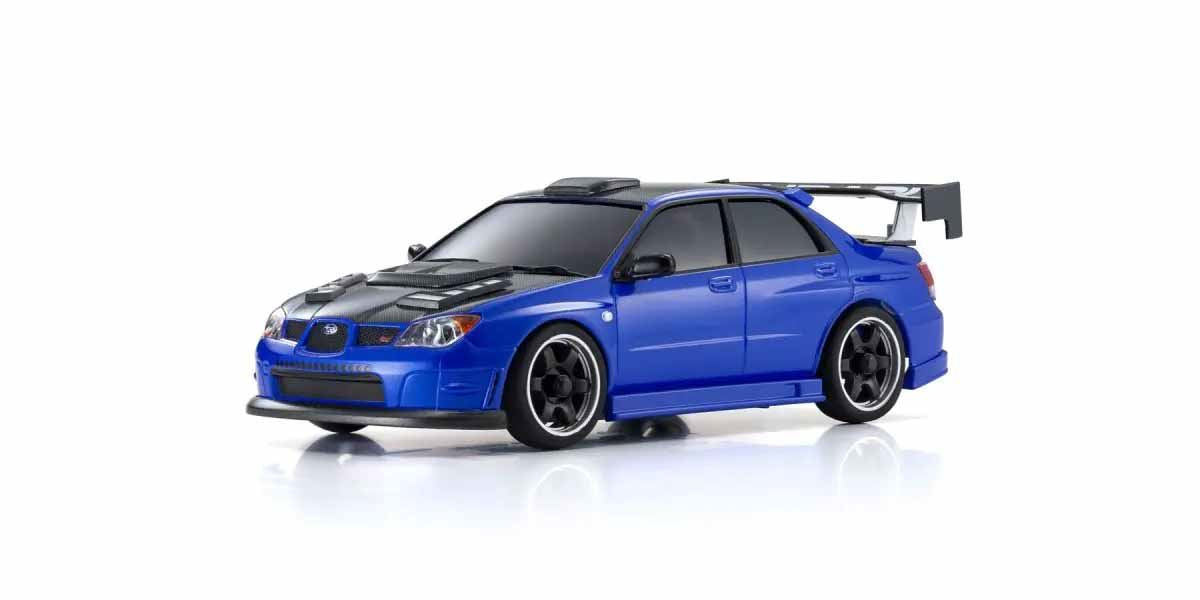 Kyosho Mini-Z Awd Subaru Impreza Wrx Aero Kit Blue (Ma020N-M/Kt531P)