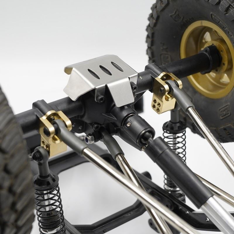 Yeah Racing Brass Front / Rear Suspension Link Mount 2 pcs For Element 1/10 Enduro