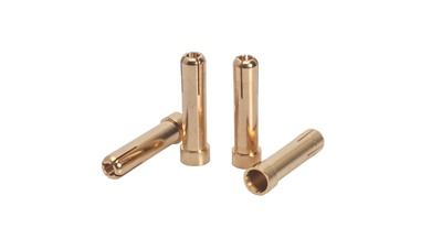 Schumacher 5mm - 4mm Gold Works Team Adpr Plug-4pcs