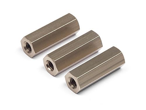Maverick Rear Chassis Brace Hex Posts 16mm (3Pcs)