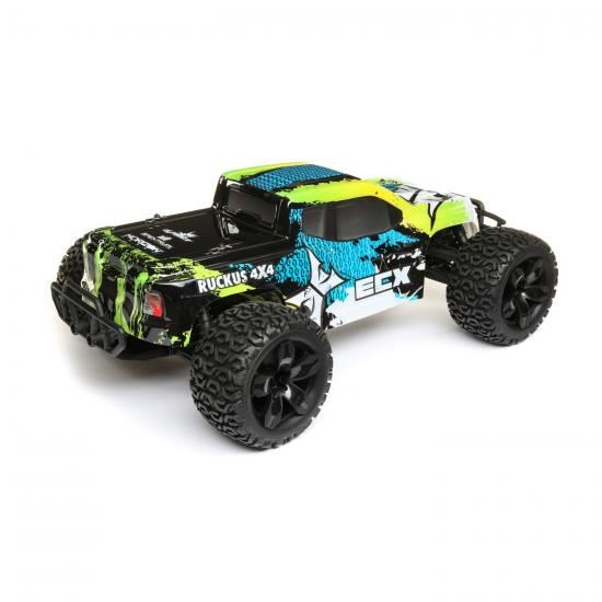 ECX 1/10 4WD Ruckus Brushed Green/Blue RTR (ECX03242T2)