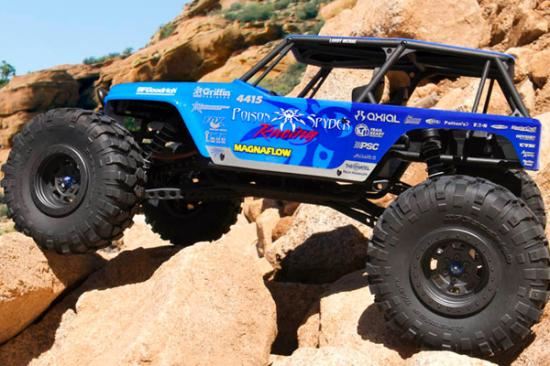 AXIAL JEEP WRANGLER WRAITH POISON SPYDER ROCK RACER ARTR