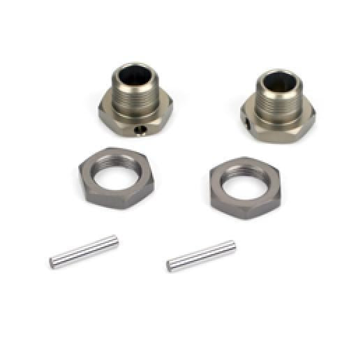 Losi Wheel Hexes (Pr) Hard Anodized: 8B,8T (LosiA3530)