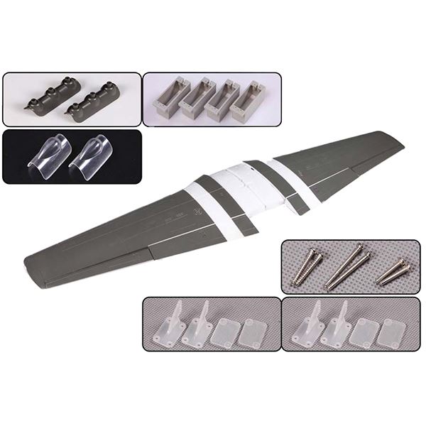 Fms 1700Mm P51 Main Wing Set