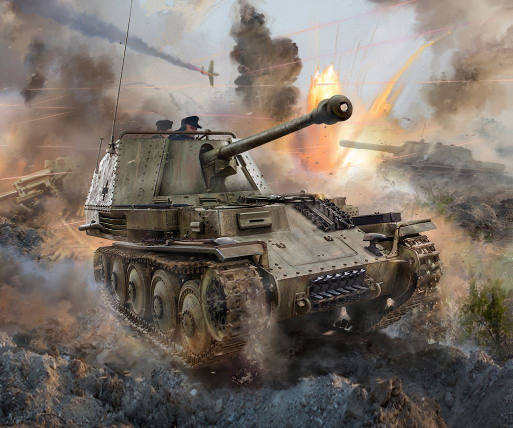 Zvesda    German Tank Destroyer inMarder IIIin
