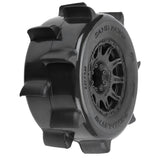Pro 1/8 Sand Paw Hp Belted F/R 3.8In Mt Tires Mounted 17Mm Black