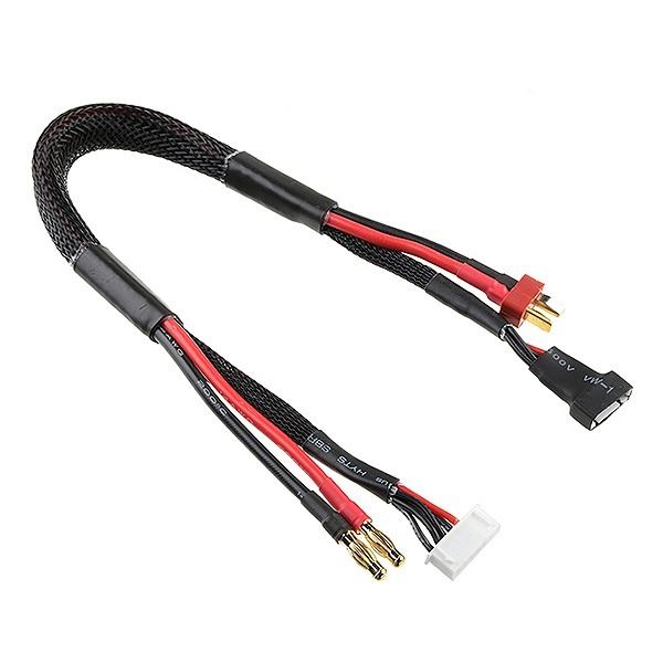 Corally Charge/Balance Lead Tplug 4S Charger 6S Xh Connector - 4S Xh Connector 14Awg Utlra V+ Wire