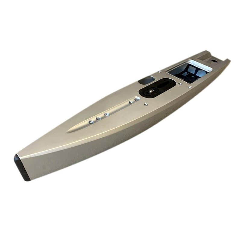 Joysway Df65V6-V8 Silver Hull (Incl.Servo Tray,Deck Eyes,Fin