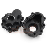 Yeah Racing Aluminum Front or Rear Portal Cover For Traxxas TRX-4 TRX-6 Black
