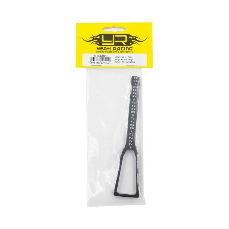 Yeah Racing Ultra Fine 2 in 1 Ride Height & Droop Gauge for all 1:10 Touring Cars