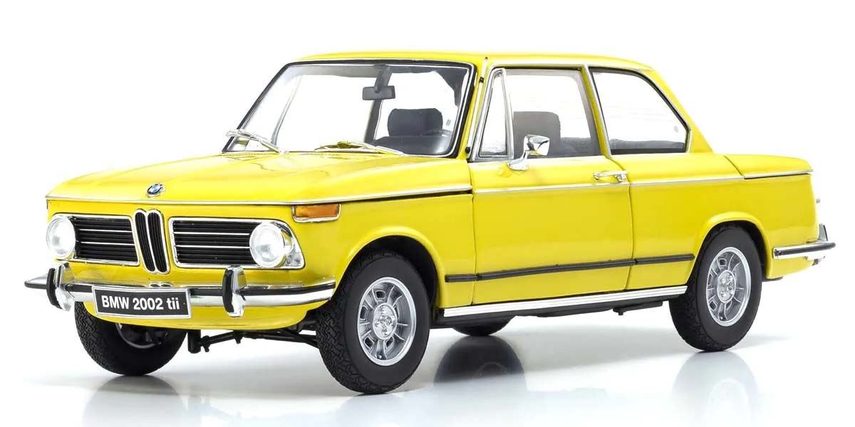 Kyosho 1:18 Bmw 2002 Tii 1972 Yellow
