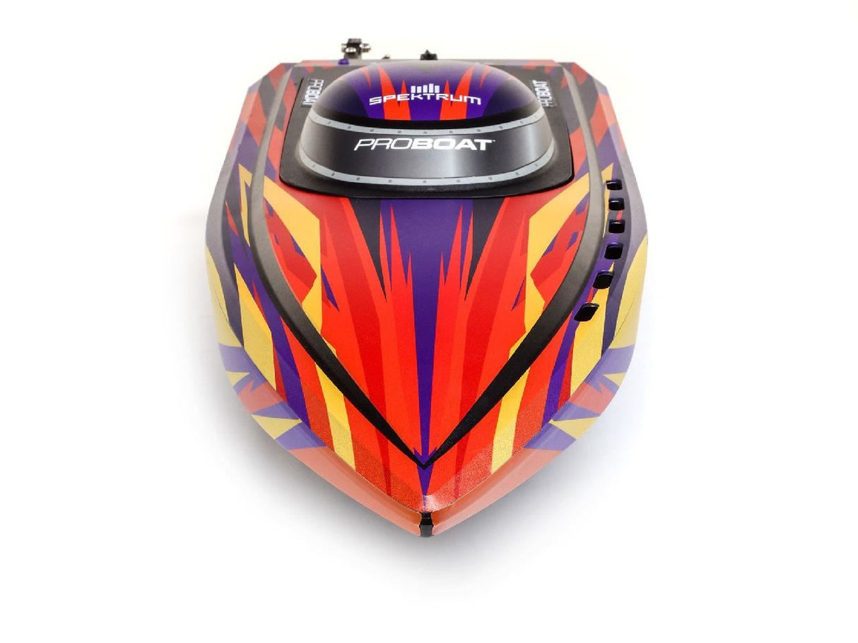 Proboat Sonicwake 24In Self-Righting Brushless Deep-V Rtr, Red