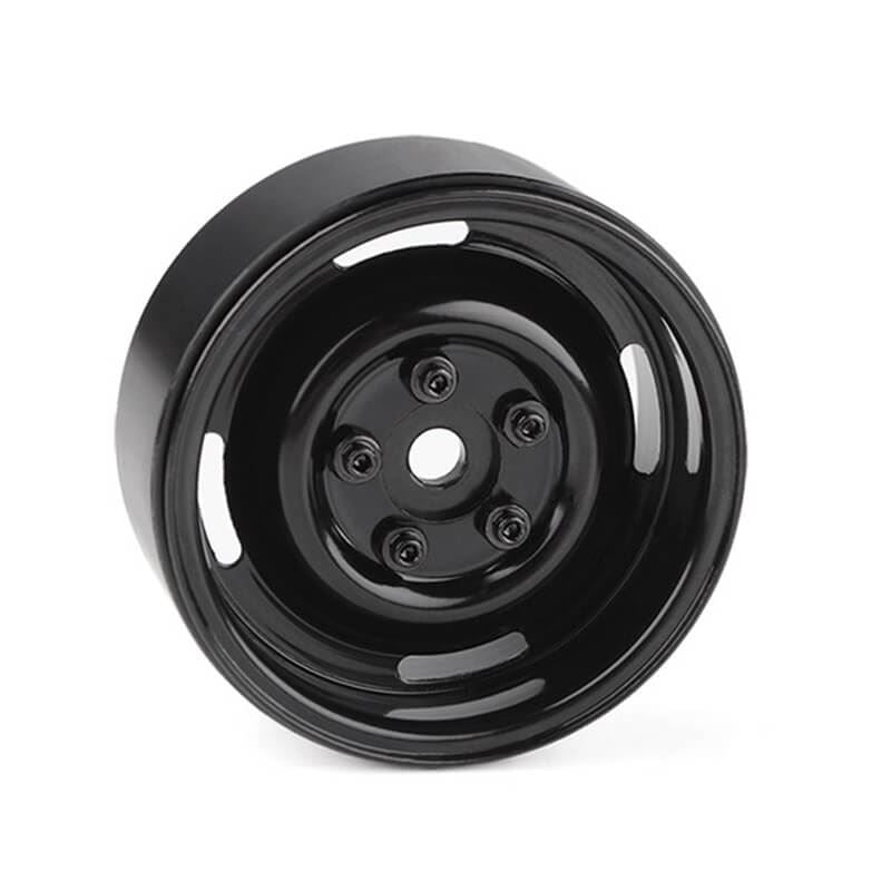 Rc4Wd 1.9  Landies Vintage Stamped Steel B/Lock Wheels Black