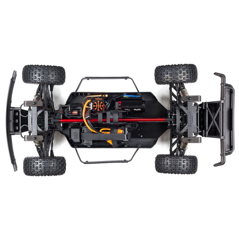 Arrma Mojave V2 6s 4WD BLX Red/Black Desert Truck with Spektrum Firma - ARA7604V2T2