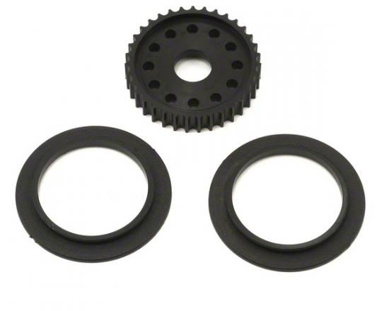 Schumacher Pulley; 35T Overdrive Diff - Cat SX