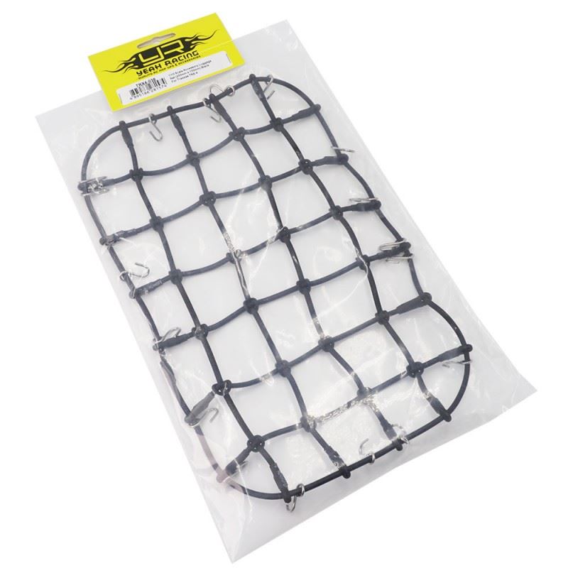 Yeah Racing 1/10 Scale Accessory Luggage Net 250mm x 150mm Black For Traxxas TRX-4