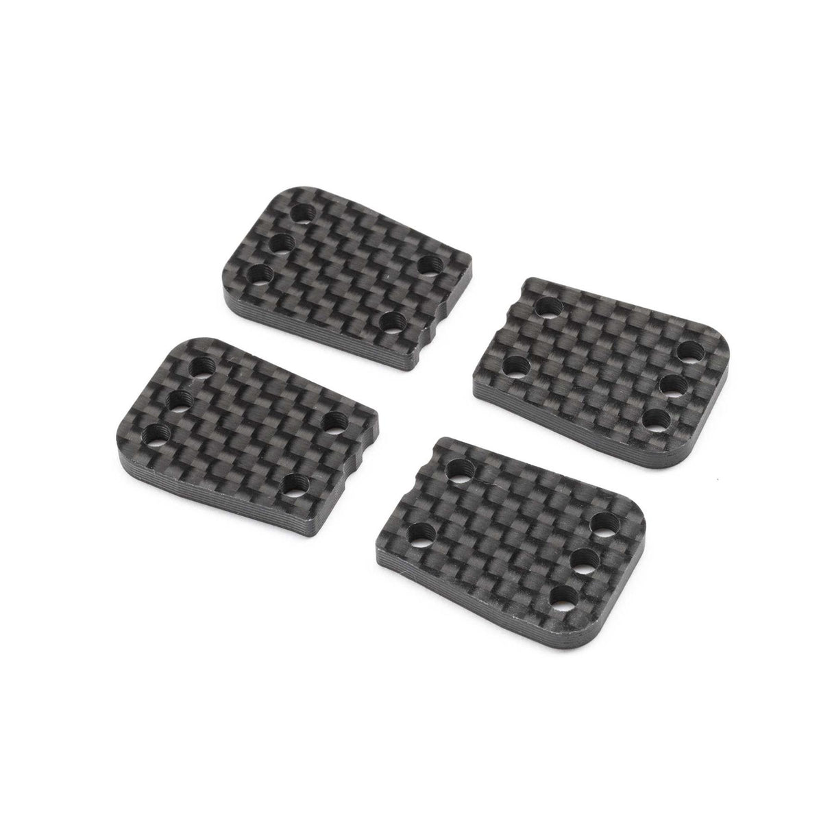 TLR Rear Hub, B Plate, Carbon: 8X, 8XE 2.0