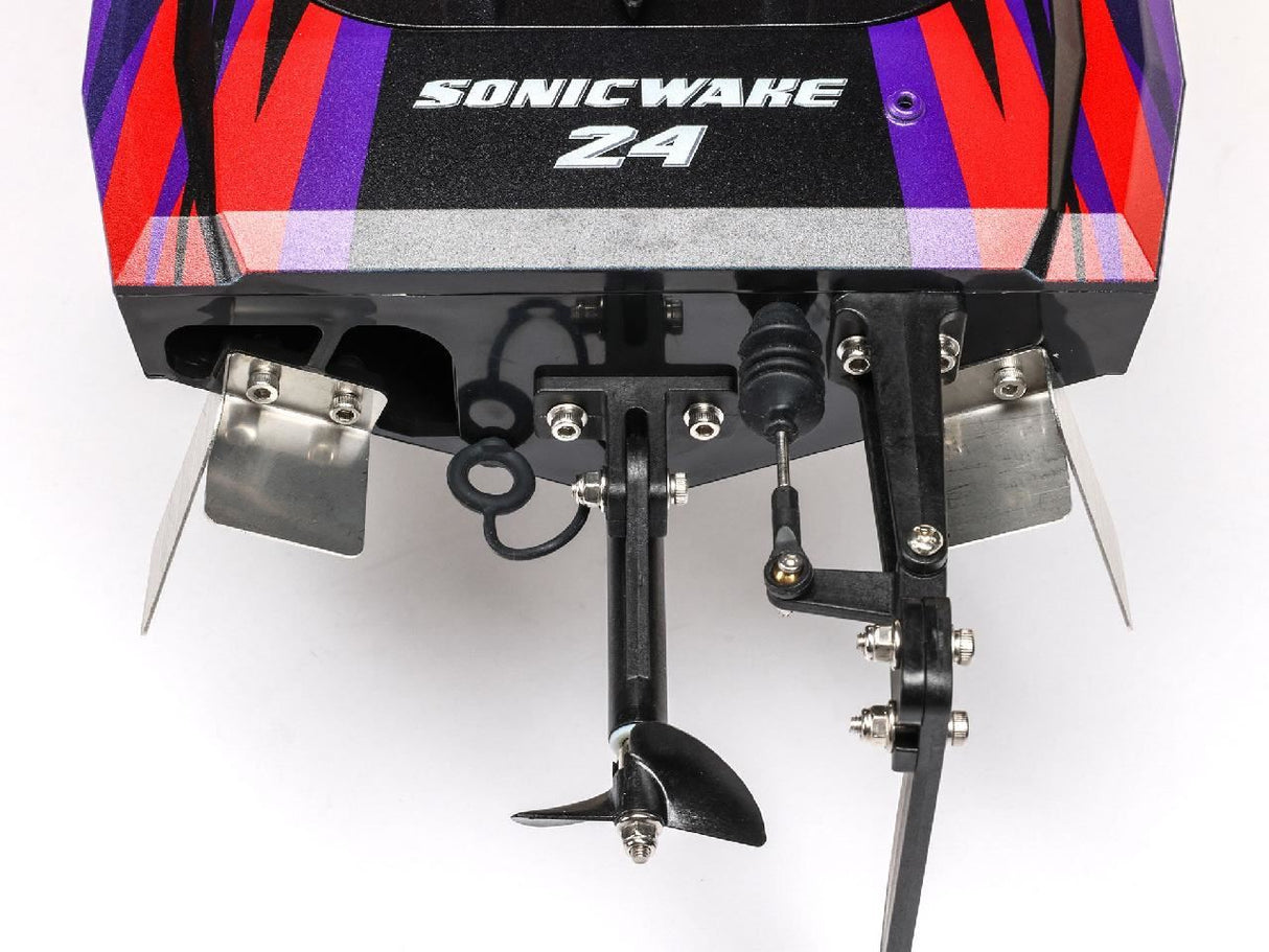 Proboat Sonicwake 24In Self-Righting Brushless Deep-V Rtr, Red