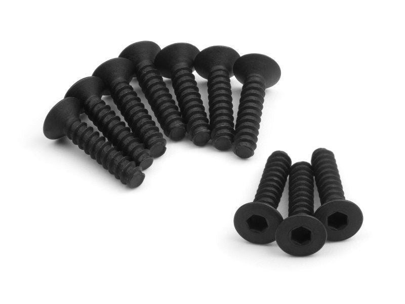 Tp. Flat Head Screw M3X14Mm (Hex Socket/10Pcs)