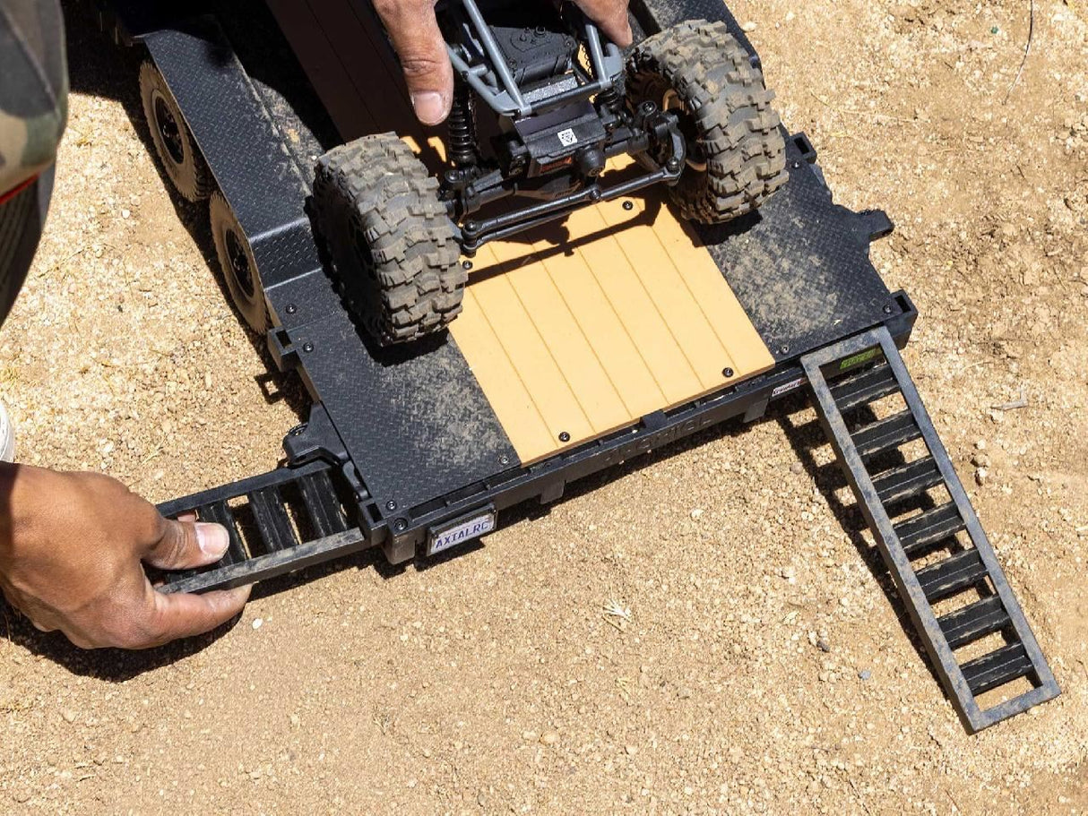 Axial 1/10 Scx10 Flat Bed Vehicle Trailer