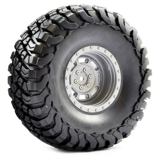FASTRAX 1:10 CRAWLER GRANITE 2.2 SCALE WHEEL &#248;140MM TYRE (GREY)