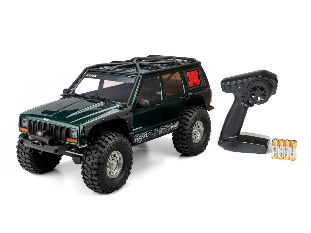 Axial 1/10 Scx10 Iii Jeep Cherokee Xj 4X4 Rtr Rock Crawler, Green