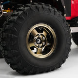 Yeah Racing 1.9 Aluminum CNC 5 Spoke Beadlock Rim 2pcs Gold Titanium