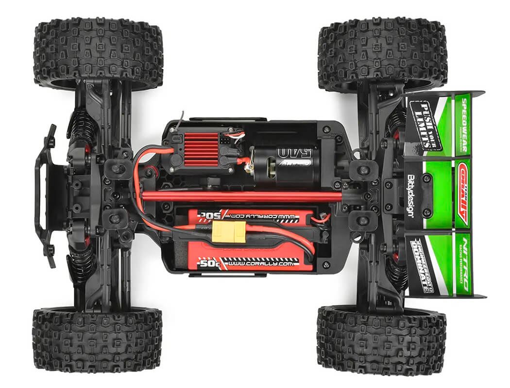 Corally Punisher Xd Rtr Truck - Green
