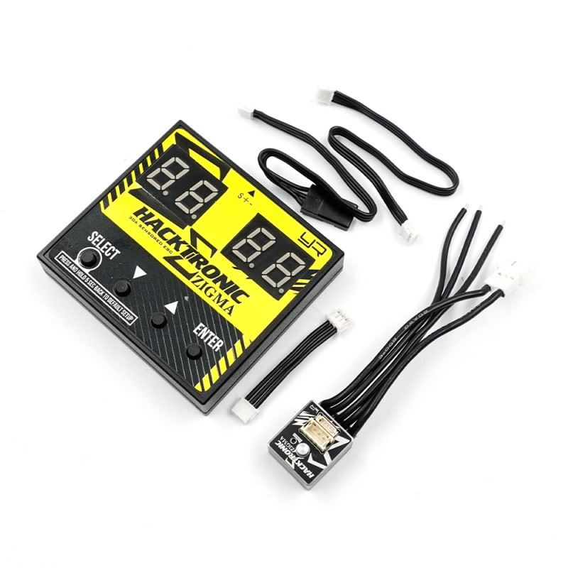 Yeah Racing Hacktronic Zigma 30A Sensored Brushless Esc W/Program Card For 1/27 1/24 Mini Car