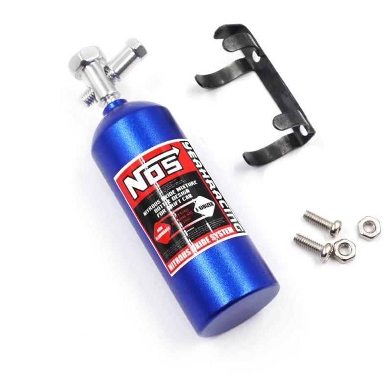 Yeah Racing Aluminum Nos Nitrous Oxide Balance Weight Bottle 23g For 1/10 RC Blue
