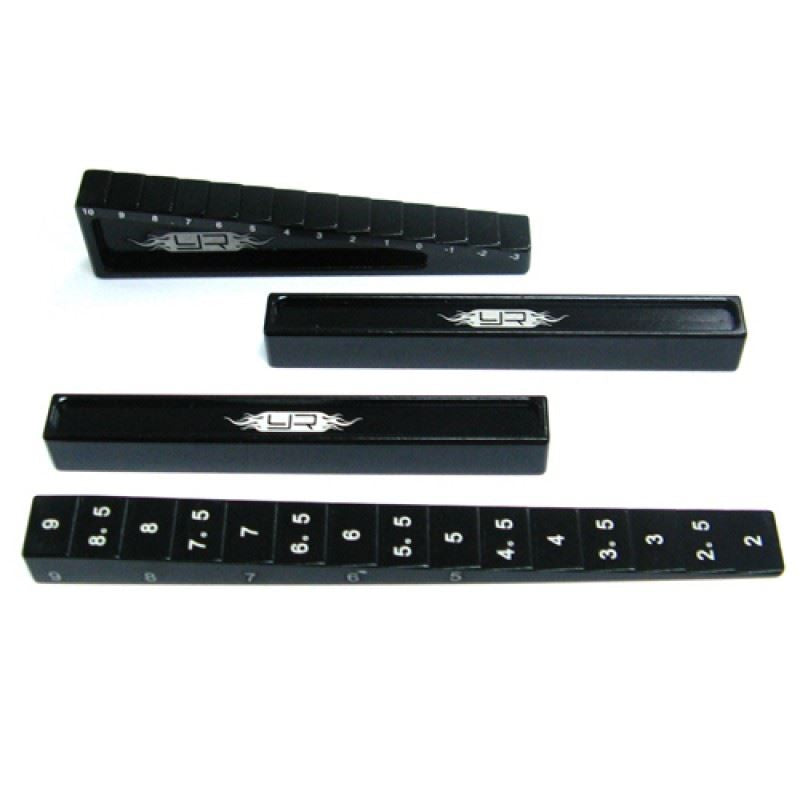 Yeah Racing Chassis Setting Kit (BK) for 1:10 & 1:8 On Road