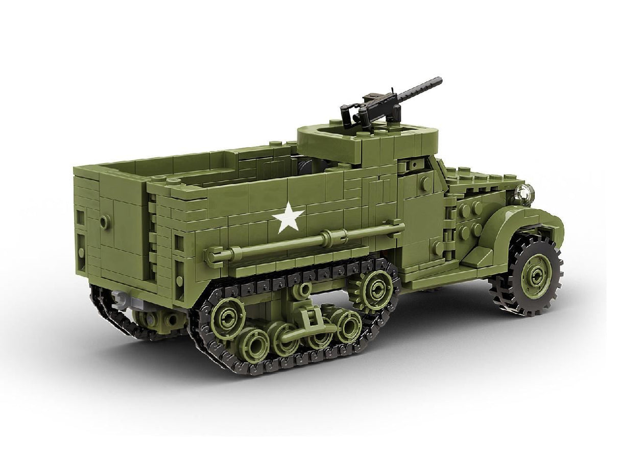 Build Army M3A1 Half-Track Apc