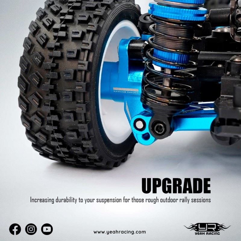 Yeah Racing Aluminum Rear Hubs Set For Tamiya Xm-01 Pro