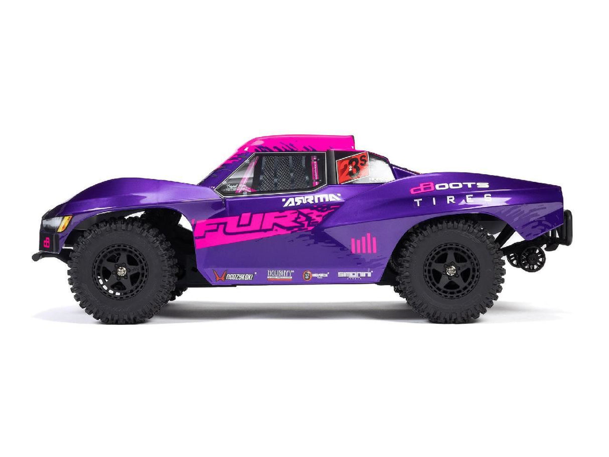 Arrma 1/10 Fury 223S Blx 4X2 Sct Rtr With Dsc Purple