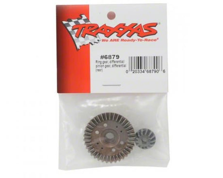 TRAXXAS Ring gear, differential/ pinion gear, differential (rear)