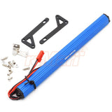 Yeah Racing 1/10 Aluminum White Super Bright LED Light Bar Blue w/Two Set Mount for 1/10 RC Truck Crawler