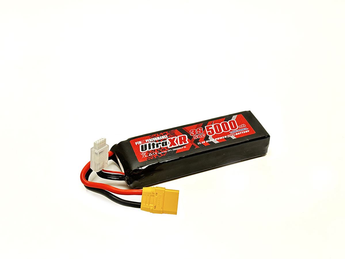Pink Ultra Xr Lipo 3S 11.1V-5000-50C (Multi) Lp 139X45X25Mm 340G Soft