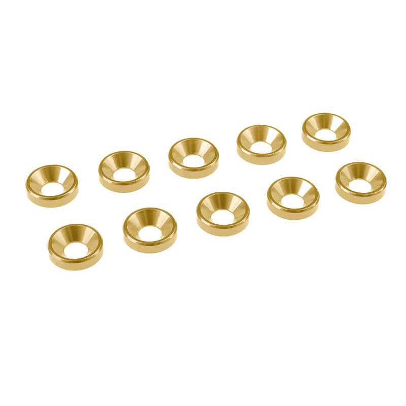 Corally M3 Flat Head Washer Aluminium Le 10 Pcs