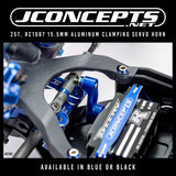 25T Rc10B7 15.5Mm Alloy Clamping Servo Horn- Black