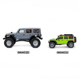 Axial 1/30 Scx30 Jeep Wrangler Jlu 4X4 Rtrrock Crawler White