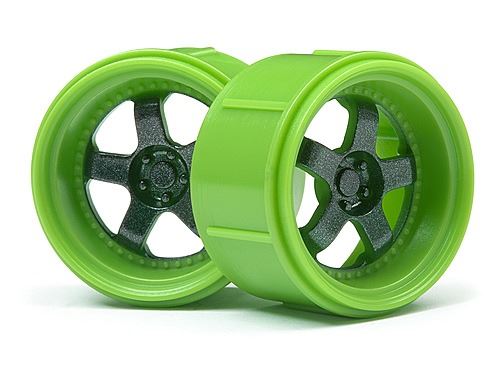 HPI Work Meister S1 Wheel Green (Micro Rs4/4Pcs)