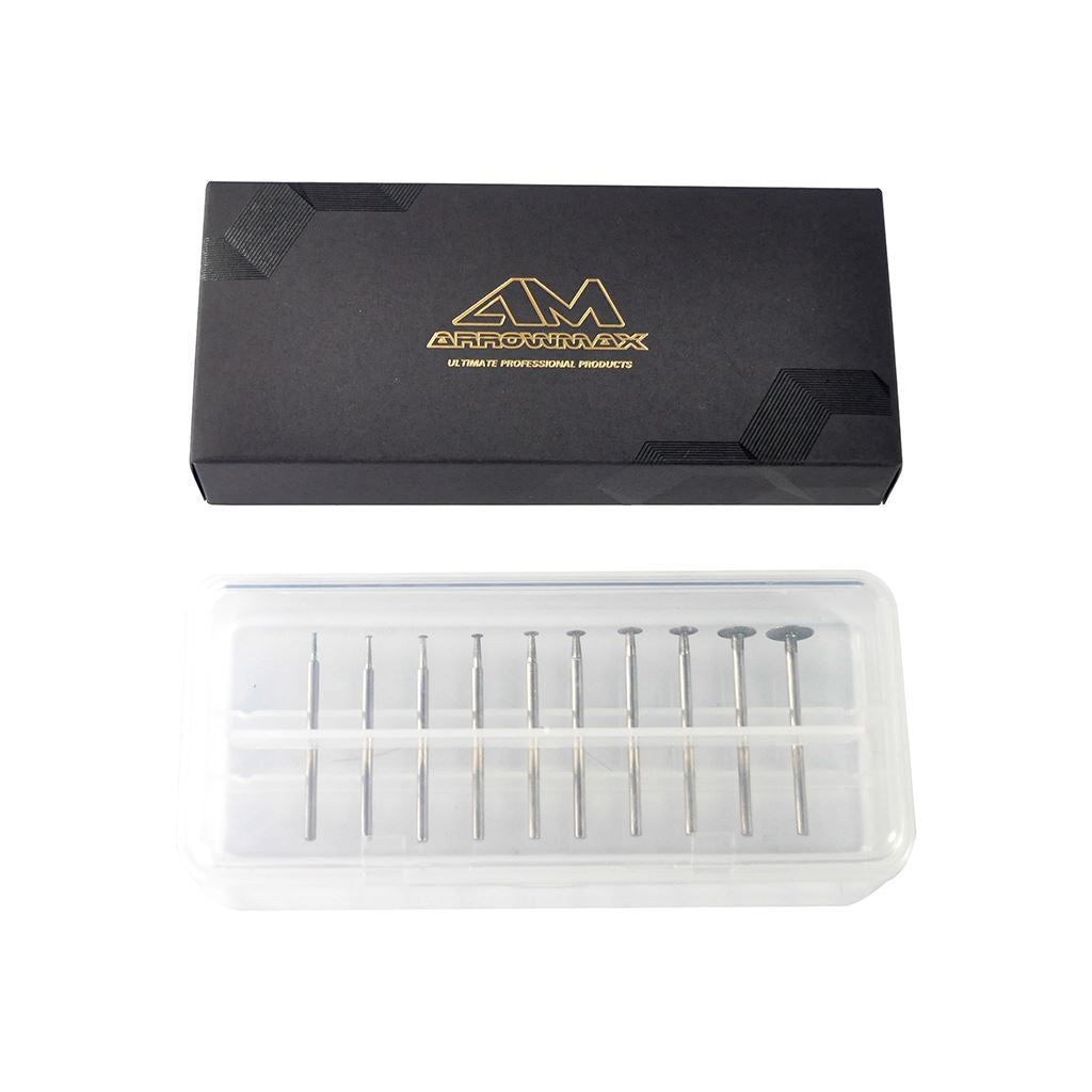 Diamond Burr Set For Grinding Cutting - 10Pc
