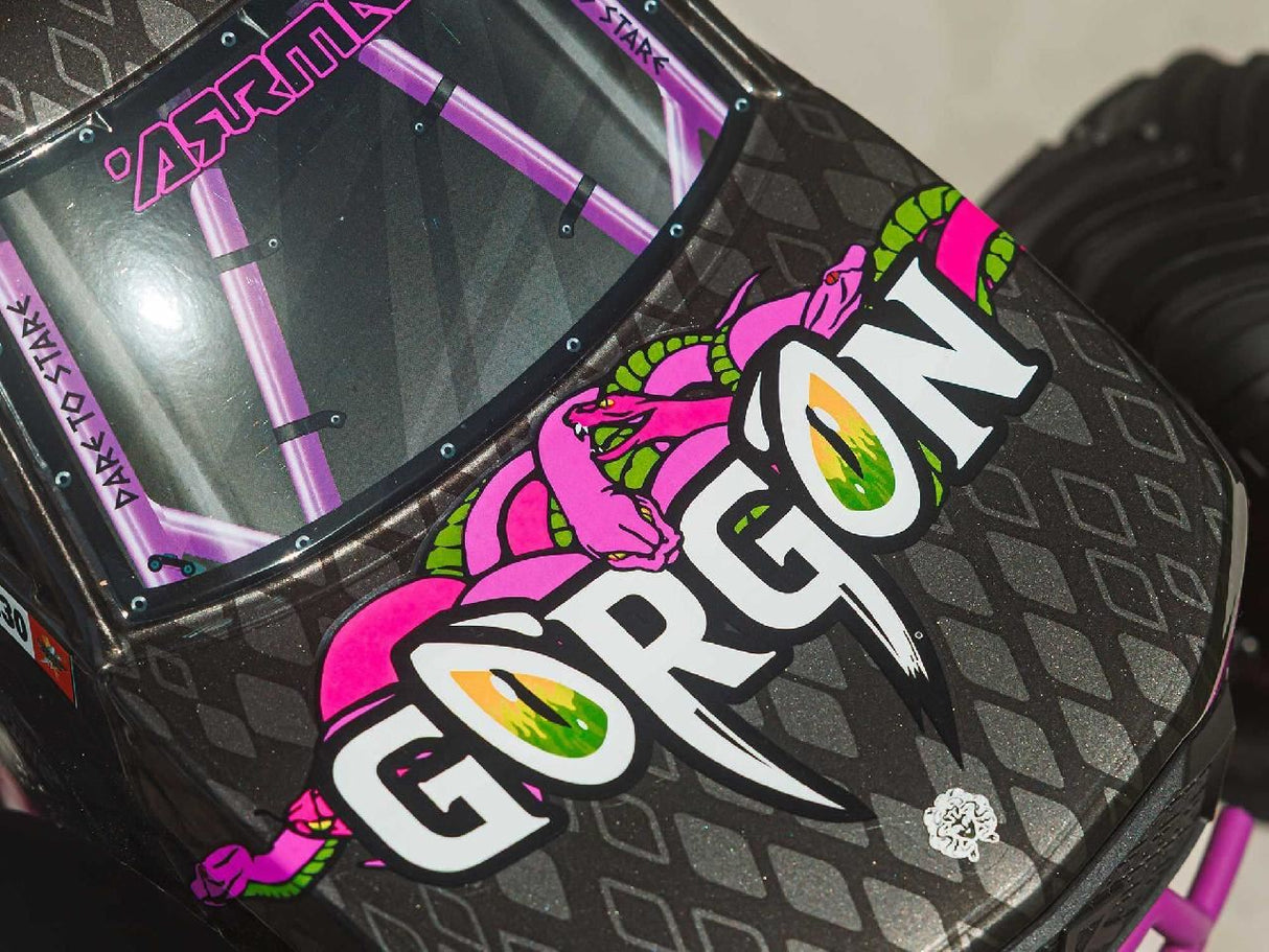 Arrma 1/10 Gorgon Mega 550 2Wd Mt With Battery & Charger Purple