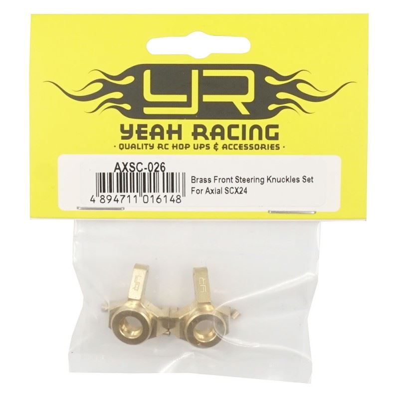 Yeah Racing Brass Front Steering Knuckles Set For Axial SCX24