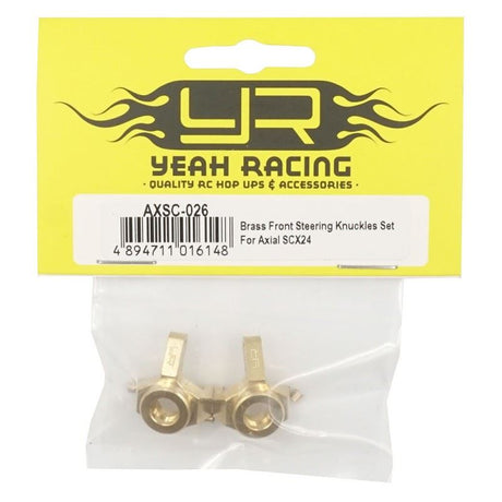Yeah Racing Brass Front Steering Knuckles Set For Axial SCX24