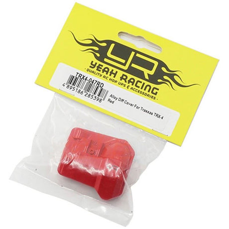 Yeah Racing Alloy Diff Cover For Traxxas TRX-4 Red